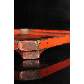 根来膳/盆　5客1組　J2346 