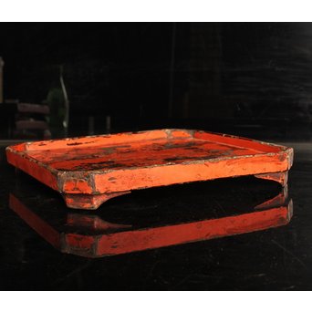 根来膳/盆　5客1組　J2346 