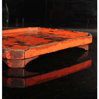 根来膳/盆　5客1組　J2346 