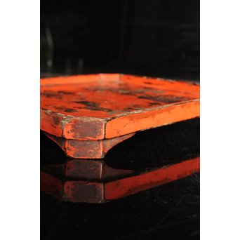 根来膳/盆　5客1組　J2346 