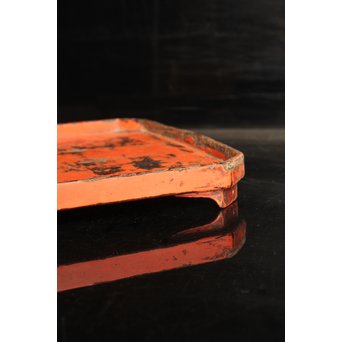 根来膳/盆　5客1組　J2346 