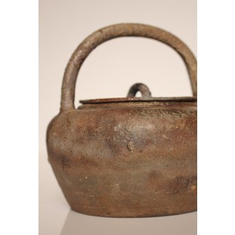 金重陶陽作　備前手捻湯沸/急須　金重晃介識箱　K297 