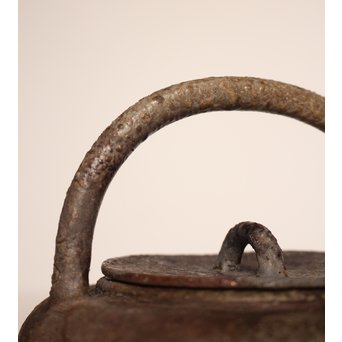 金重陶陽作　備前手捻湯沸/急須　金重晃介識箱　K297 