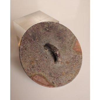 金重陶陽作　備前手捻湯沸/急須　金重晃介識箱　K297 