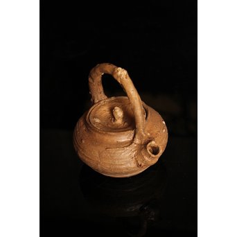 南蛮手/伊羅保手捻急須/湯沸　K298 