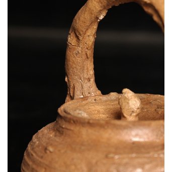 南蛮手/伊羅保手捻急須/湯沸　K298 