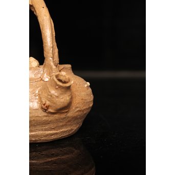 南蛮手/伊羅保手捻急須/湯沸　K298 