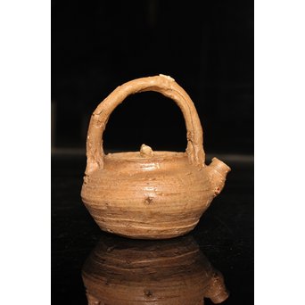 南蛮手/伊羅保手捻急須/湯沸　K298 