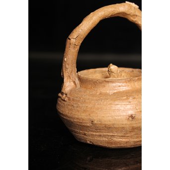 南蛮手/伊羅保手捻急須/湯沸　K298 