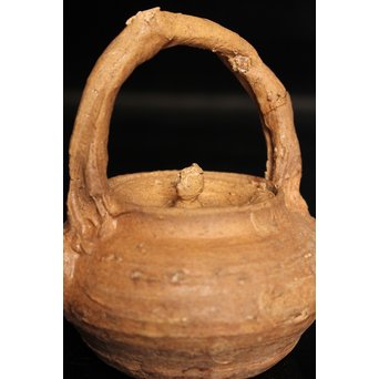 南蛮手/伊羅保手捻急須/湯沸　K298 