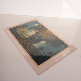 川瀬巴水 版画十和田湖 美術社版/るみ版　S2741 