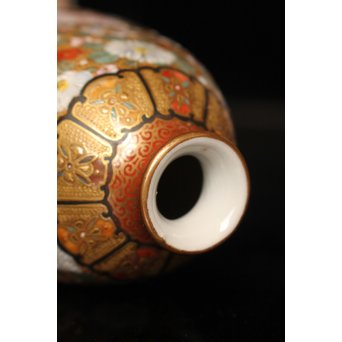 九谷焼鏑木製　徳利一対　S2742 