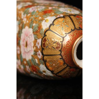 九谷焼鏑木製　徳利一対　S2742 