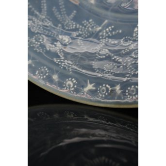 呉州瑠璃餅花手大皿　S2744 