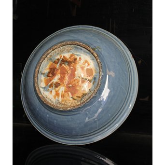 呉州瑠璃餅花手大皿　S2744 