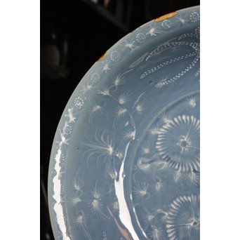 呉州瑠璃餅花手大皿　S2744 