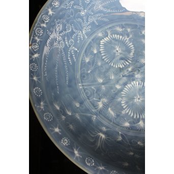 呉州瑠璃餅花手大皿　S2744 