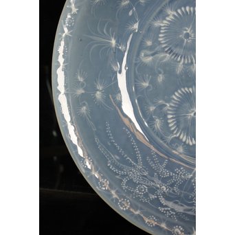 呉州瑠璃餅花手大皿　S2744 