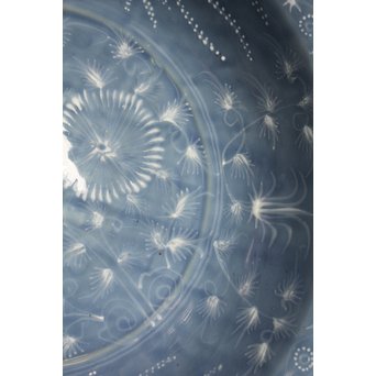 呉州瑠璃餅花手大皿　S2744 
