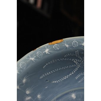 呉州瑠璃餅花手大皿　S2744 