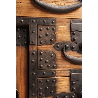 総桐多金具帳場箪笥　I375 