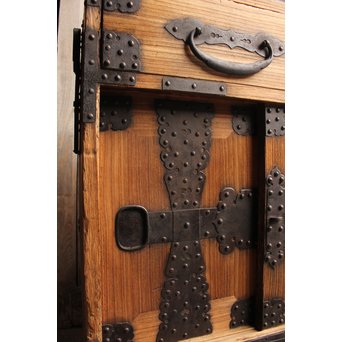 総桐多金具帳場箪笥　I375 