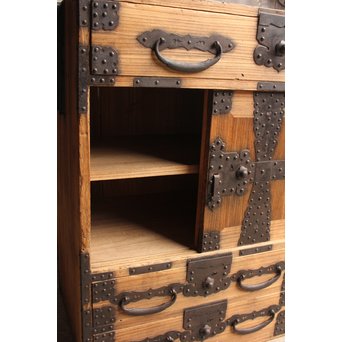 総桐多金具帳場箪笥　I375 