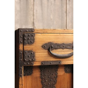 総桐多金具帳場箪笥　I375 