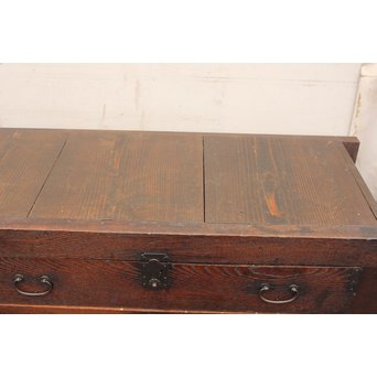 栗の半箪笥/ローボード　I377 