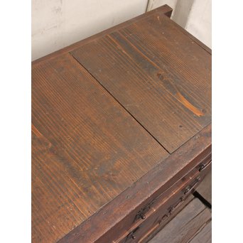 栗の半箪笥/ローボード　I377 