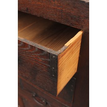 栗の半箪笥/ローボード　I377 