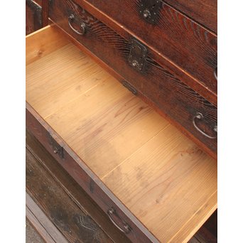 栗の半箪笥/ローボード　I377 