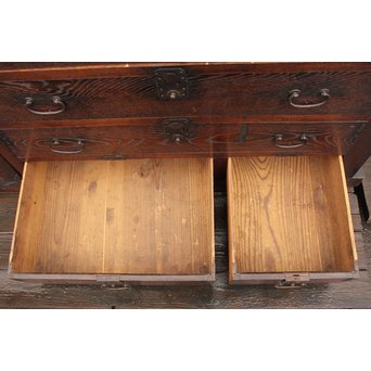 栗の半箪笥/ローボード　I377 