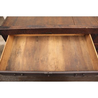 栗の半箪笥/ローボード　I377 