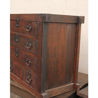 栗の半箪笥/ローボード　I377 