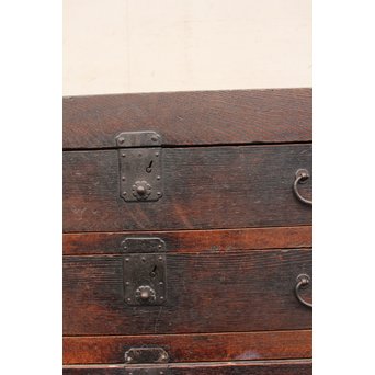 栗の半箪笥/ローボード　I377 