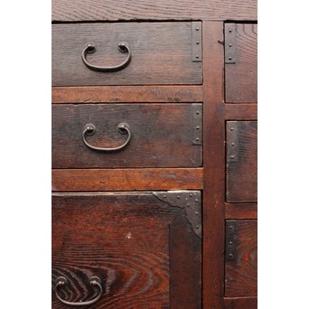 栗の半箪笥/ローボード　I377 