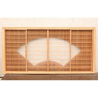 借景　扇組子の障子引戸建具　R1832 