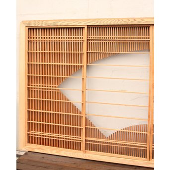 借景　扇組子の障子引戸建具　R1832 