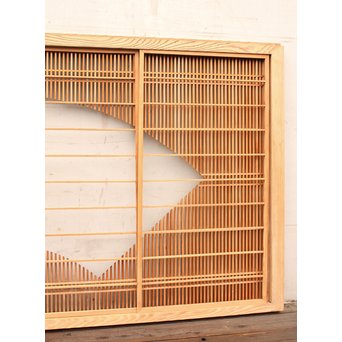 借景　扇組子の障子引戸建具　R1832 