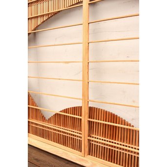 借景　扇組子の障子引戸建具　R1832 
