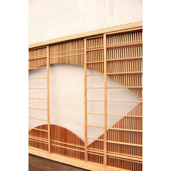 借景　扇組子の障子引戸建具　R1832 