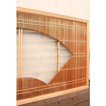 借景　扇組子の障子引戸建具　R1832 