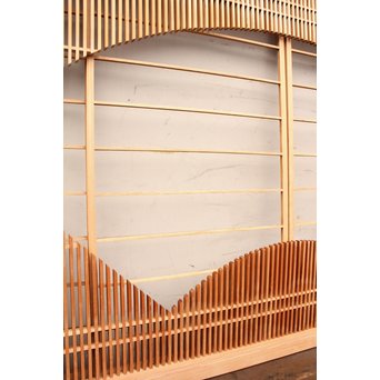 借景　扇組子の障子引戸建具　R1832 