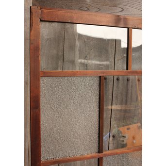 腰板ケヤキの市松ガラス戸　GD924 