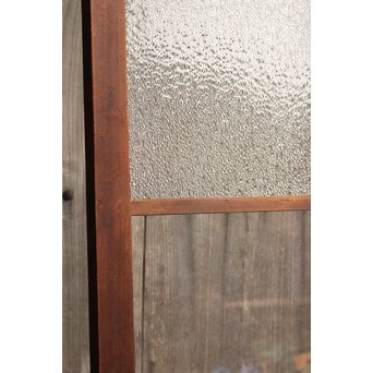 腰板ケヤキの市松ガラス戸　GD924 