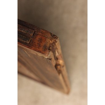 腰板ケヤキの市松ガラス戸　GD924 