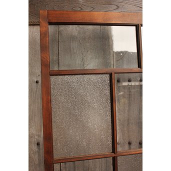 腰板ケヤキの市松ガラス戸　GD924 