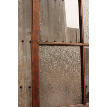 腰板ケヤキの市松ガラス戸　GD924 