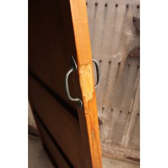 亀飾り柾目雪隠戸　B839 